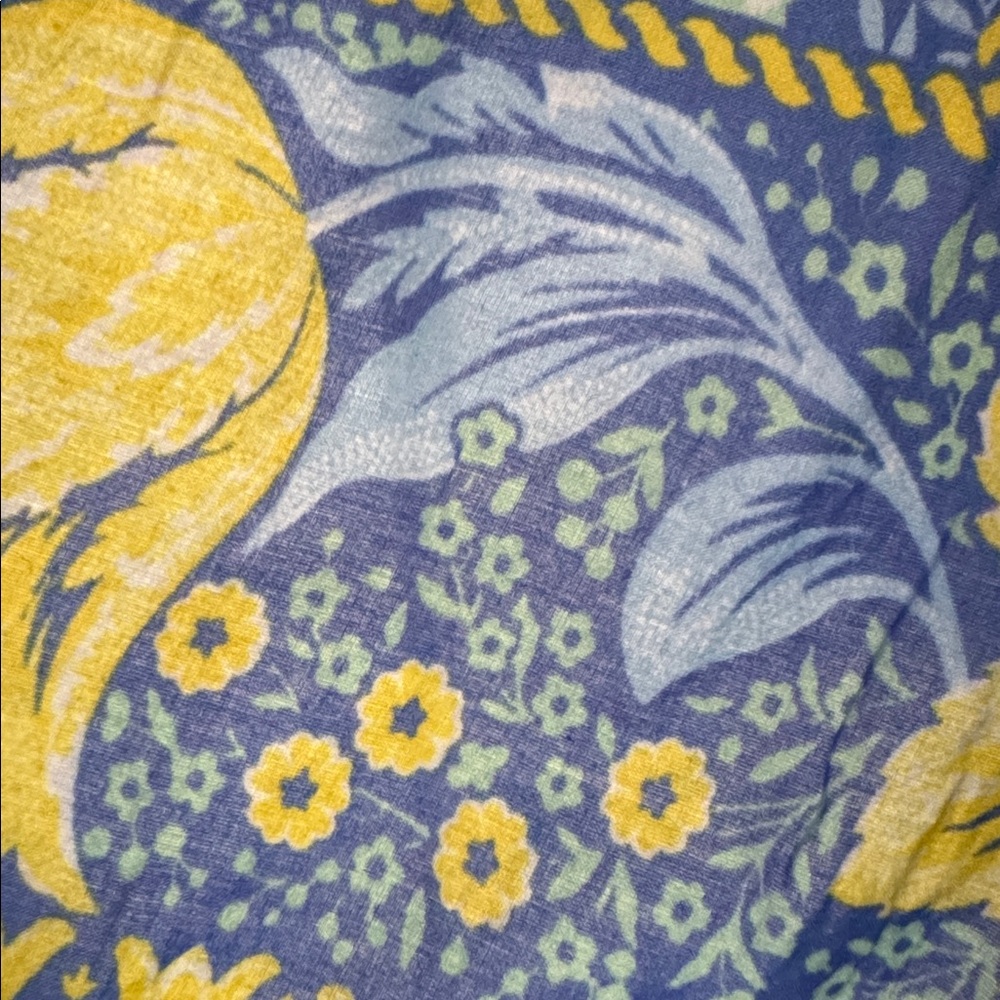 Anthropologie Maeve Blue Buttoned CORNELIA Floral Print Maxi Skirt 🌺 - Picture 5 of 6